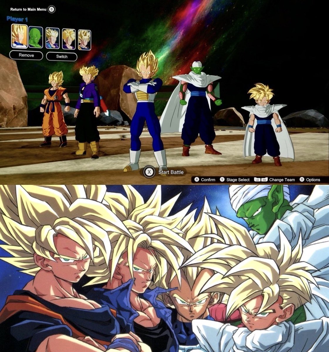 Best Dragon Ball: Sparking! Zero team?