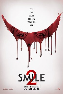 I feel like this movie isn’t being promoted as much as the first one. Nonetheless my ass will be right at Alamo Drafthouse this weekend! #31DaysOfHalloween #Smile2 #SpookySzn