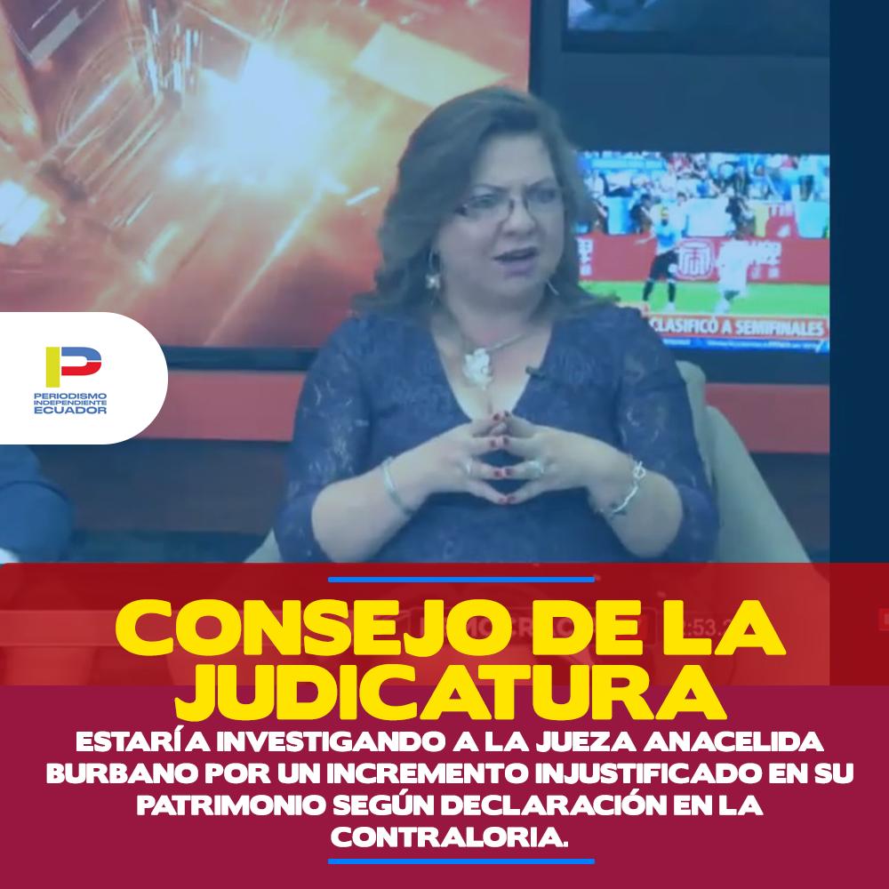 Denunciamos a la #JuezaCorrupta #AnacelidaBurbano! Su patrimonio ha crecido sin justificación. <a href="/MarioGodoyEc/">Mario Godoy</a> <a href="/CJudicaturaEc/">Consejo de la Judicatura</a> ¡investiguen ya! <a href="/MerckBenavides/">Dr. Merck Benavides Benalcázar</a> <a href="/ymyupangui/">Yolita Yupangui</a>