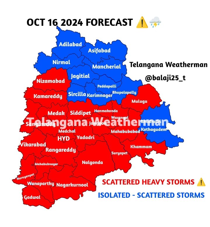 Telangana Weatherman tweet media