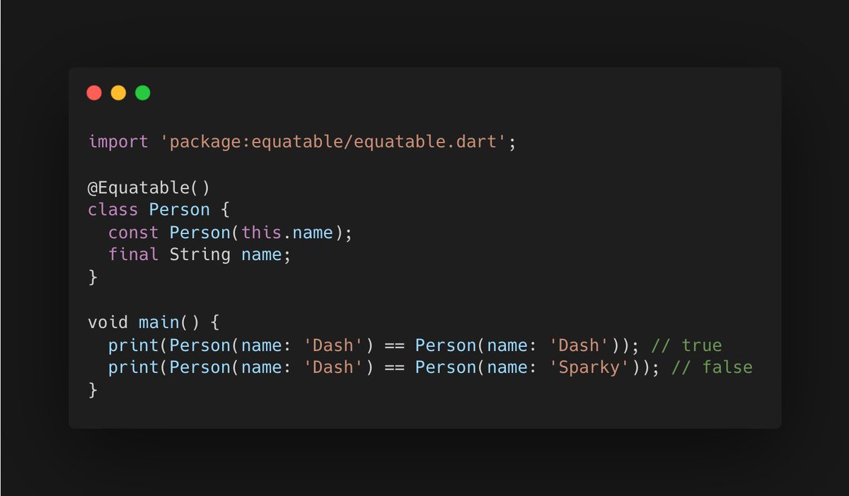 You can try the new experimental macros support for package:equatable 🧪🎉

pub.dev/packages/equat…