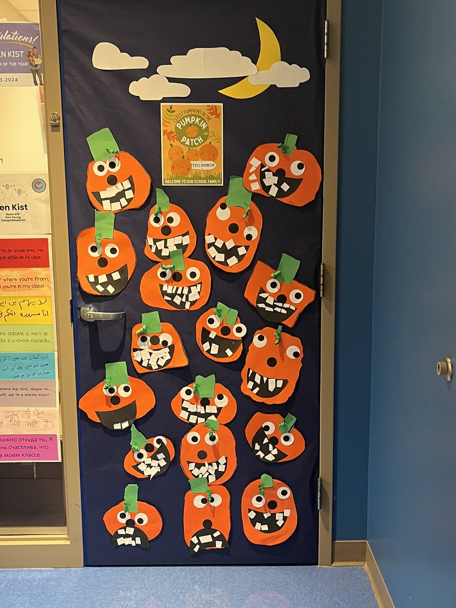ZumEarlyEd's tweet image. Look at how cute Ms. Kist's Pumpkin Patch is! 🎃🍂 Her class is all smiles, surrounded by their creative pumpkins. Fall fun and creativity are in full bloom! #PumpkinPatchFun #ECCFallVibes #WeAreECC #ECC #Otters #SchoolFamily #school #family