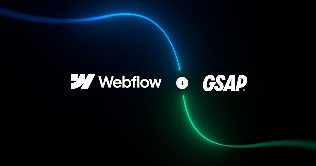 Exciting news from Webflow Conference 2024!

Webflow has teamed up with GreenSock, the creators of GSAP, bringing even more animation power to Webflow. Can’t wait to create even more interactive experiences! This is one of my favorite announcements.

#Webflow #GSAP #Animation