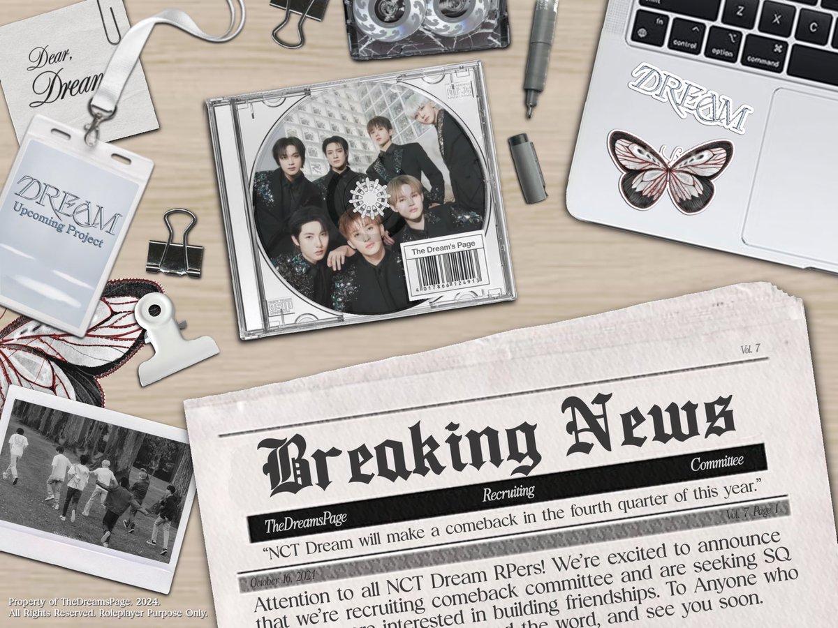 “𝑌𝑜, 𝐷𝑟𝑒𝑎𝑚!” 👊🏻 Attention to all 𝗡𝗖𝗧 𝗗𝗿𝗲𝗮𝗺 RPers! We’re excited to announce that we’re recruiting comeback committee and are seeking SQ/OAs who are interested in building friendships. Please help us spread the word, and see you soon. 

🔗: bit.ly/TheDreamsPage