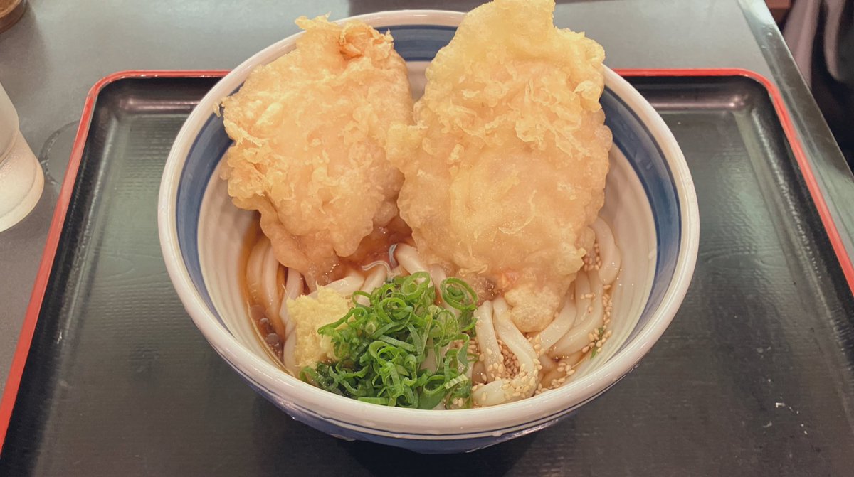 kakiryu6241's tweet photo. 香川のうどん屋で手がたく美味しいのはさぬき麺業のとり天ぶっかけのひやだと思ってます https://t.co/ez5rJpDggk