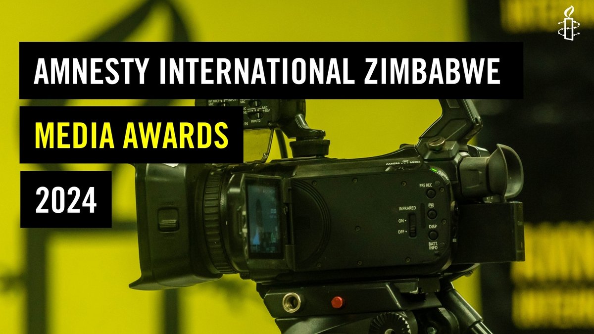 BREAKING NEWS! 📰🎉

ENTRIES NOW OPEN! 🚀

Join us in celebrating excellence in human rights reporting 📄🎥
It's the Amnesty International Zimbabwe 2024 Media Awards 🏆

Check the categories, eligibility, judging criteria and  key dates🔗:amnesty.org.zw/media-awards/

#2024MediaAwards
