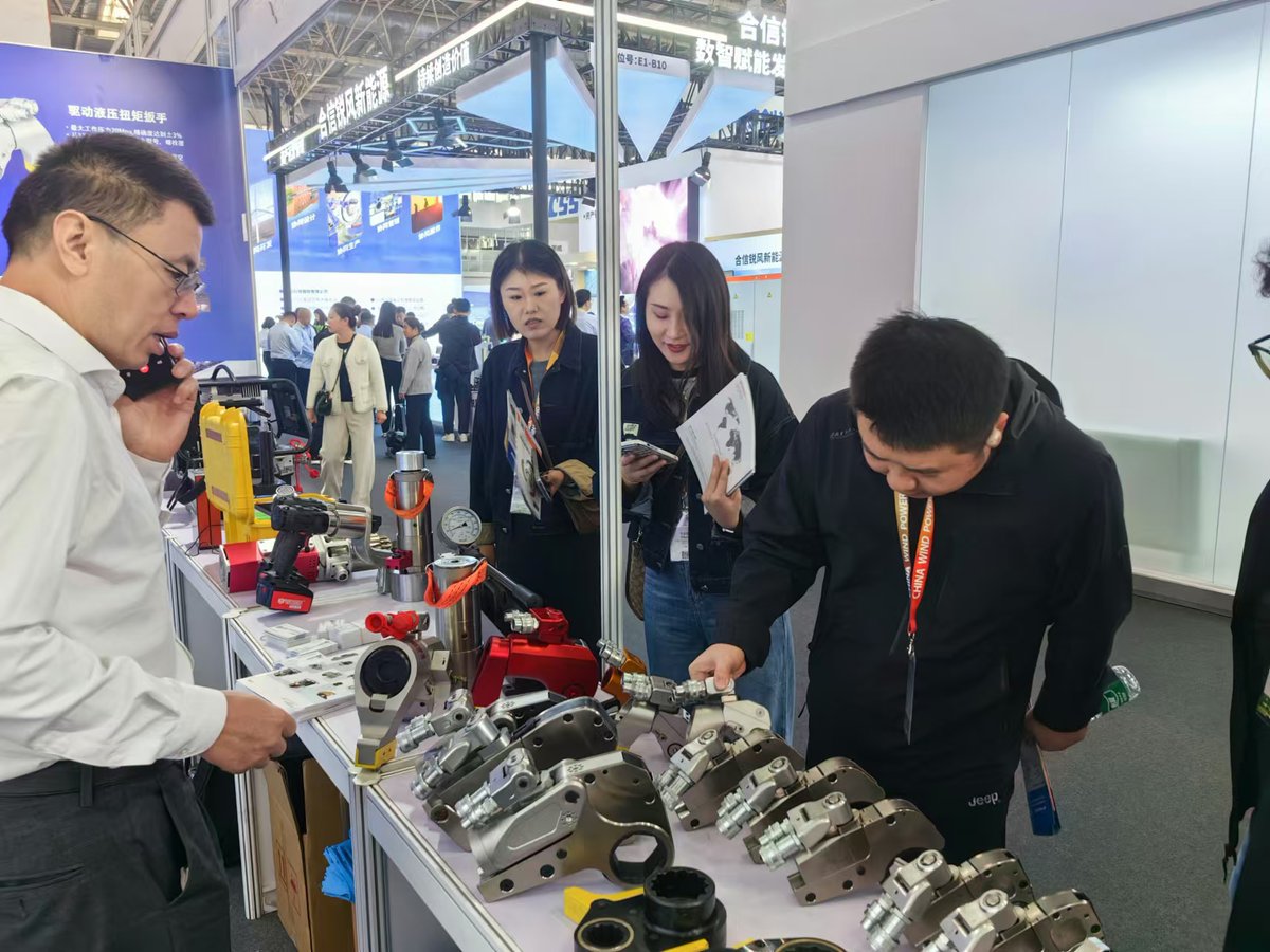 WRENHYDRAULIC's tweet image. 🌪️ The 2024 Beijing International Wind Power Exhibition is underway, and WREN Hydraulic is here! Don’t miss your chance to visit Booth E151-152 for exciting solutions and discussions on wind power. Let’s connect! ⚡
#CWP2024 #WindPowerSolutions #WREN #Renewables #EnergyEfficiency