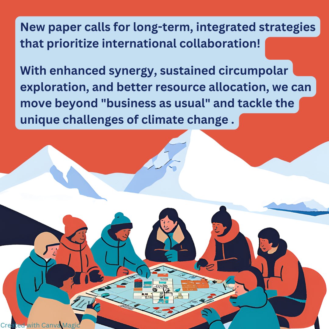 Urgent call to strengthen international collaborations in polar regions to adress the complex impacts of climate change ➡️bit.ly/3Yb2Tky

It is becoming undeniable that only a sustained, globally coordinated response can overcome the limitations of the small-scale,