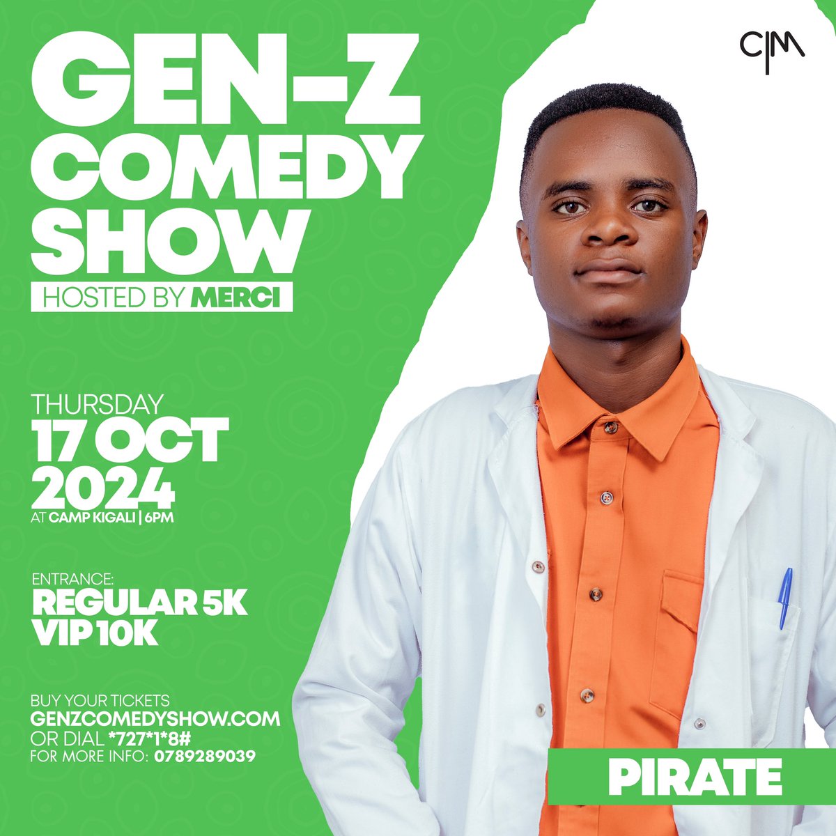 RYVCPWestern's tweet photo. GEN Z COMEDY SHOW Hosted by @MerciNdaruhutseon Thursday with ISCAL AND KAMPIRE get your ticket today on https://t.co/vf6xFBZ5jh or dial *727*1*8#
Location camp kigali 
Don't plan to miss
#StopMarbug 
@NshimyimanaEmma 
@nsanzimanasabin 

@ScoviaMutesi 
@SolNishimwe https://t.co/EXwoEpWnJS