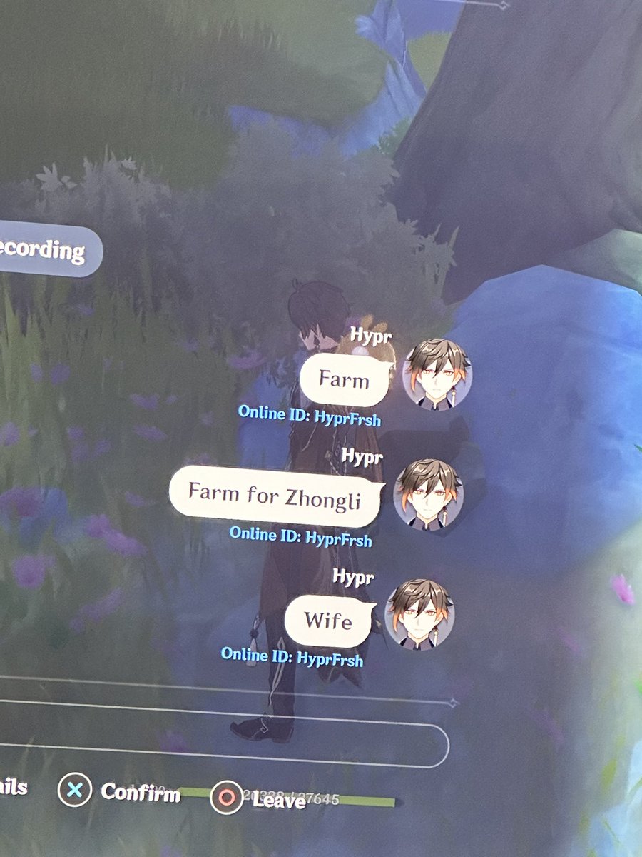 Hyprtonic's tweet photo. Throwback to when I had to play genshin on ps4 and could only communicate like a caveman https://t.co/kX5dZ3ePPU
