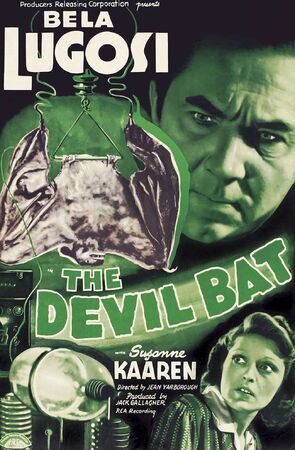 SirCophagus_OG's tweet image. 🕸️"Monogram Monday"🕸️

“The Devil Bat”🦇 graces us with the legendary Bela Lugosi as a scientist who breeds giant bats to exact revenge! 🔬💀
🦇 The bat puppets are very cheaply made, creating some unintentionally hilarious moments! 

#MonogramMonday #ClassicHorror #SirCophagus