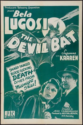 SirCophagus_OG's tweet image. 🕸️"Monogram Monday"🕸️

“The Devil Bat”🦇 graces us with the legendary Bela Lugosi as a scientist who breeds giant bats to exact revenge! 🔬💀
🦇 The bat puppets are very cheaply made, creating some unintentionally hilarious moments! 

#MonogramMonday #ClassicHorror #SirCophagus
