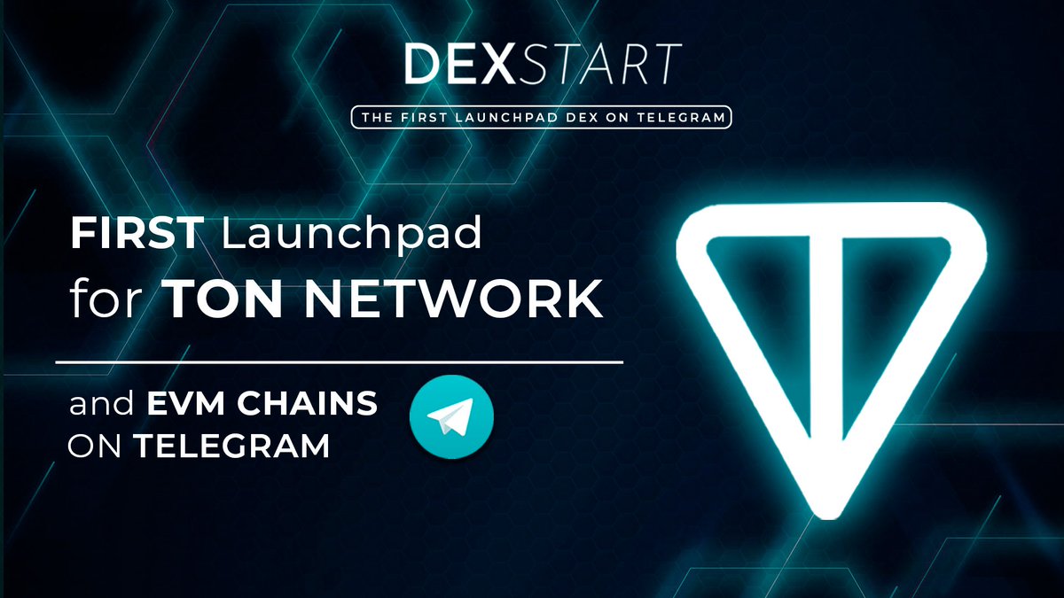 dex_start's tweet image. 🚀 The future of launchpads is here! Presenting DexStart — the FIRST launchpad for the TON Network and EVM chains fully integrated on Telegram! 🌐💥

Whether you&apos;re building on TON or EVM, DexStart is your gateway to seamless launches and innovative DeFi solutions, all within the…