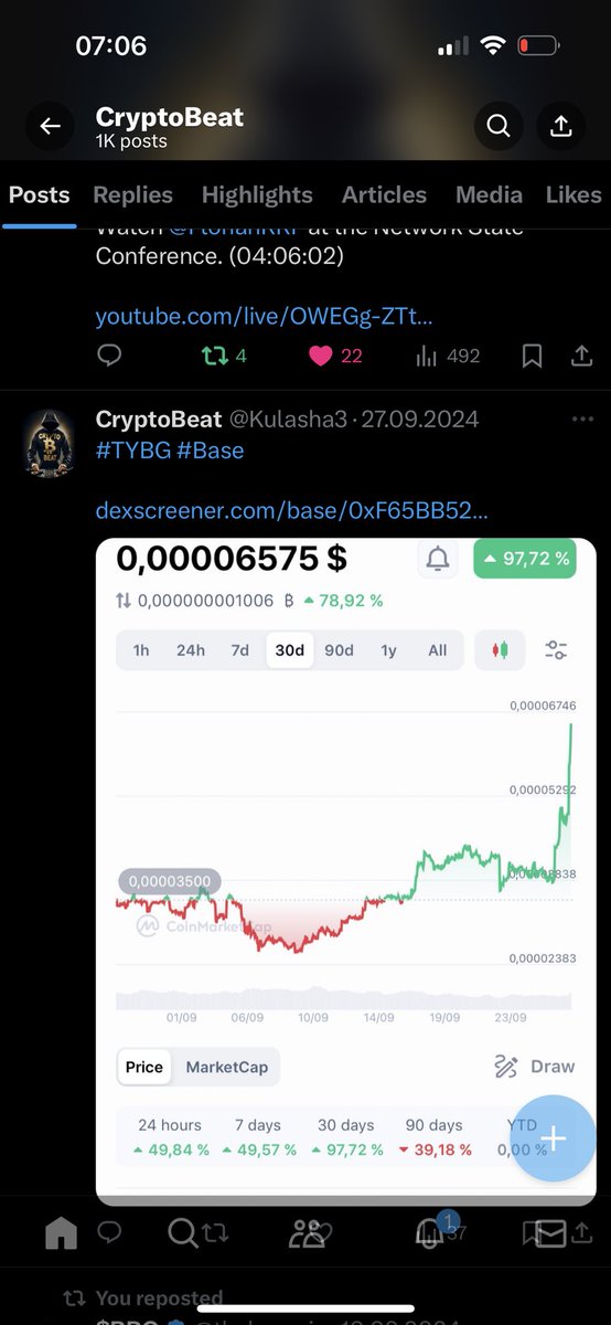 Kulasha3's tweet photo. https://t.co/iEKeSdW7Ul

#Tybg #base #basememecoins #memecoins #cryptobeat https://t.co/ZTHXtl8AGW