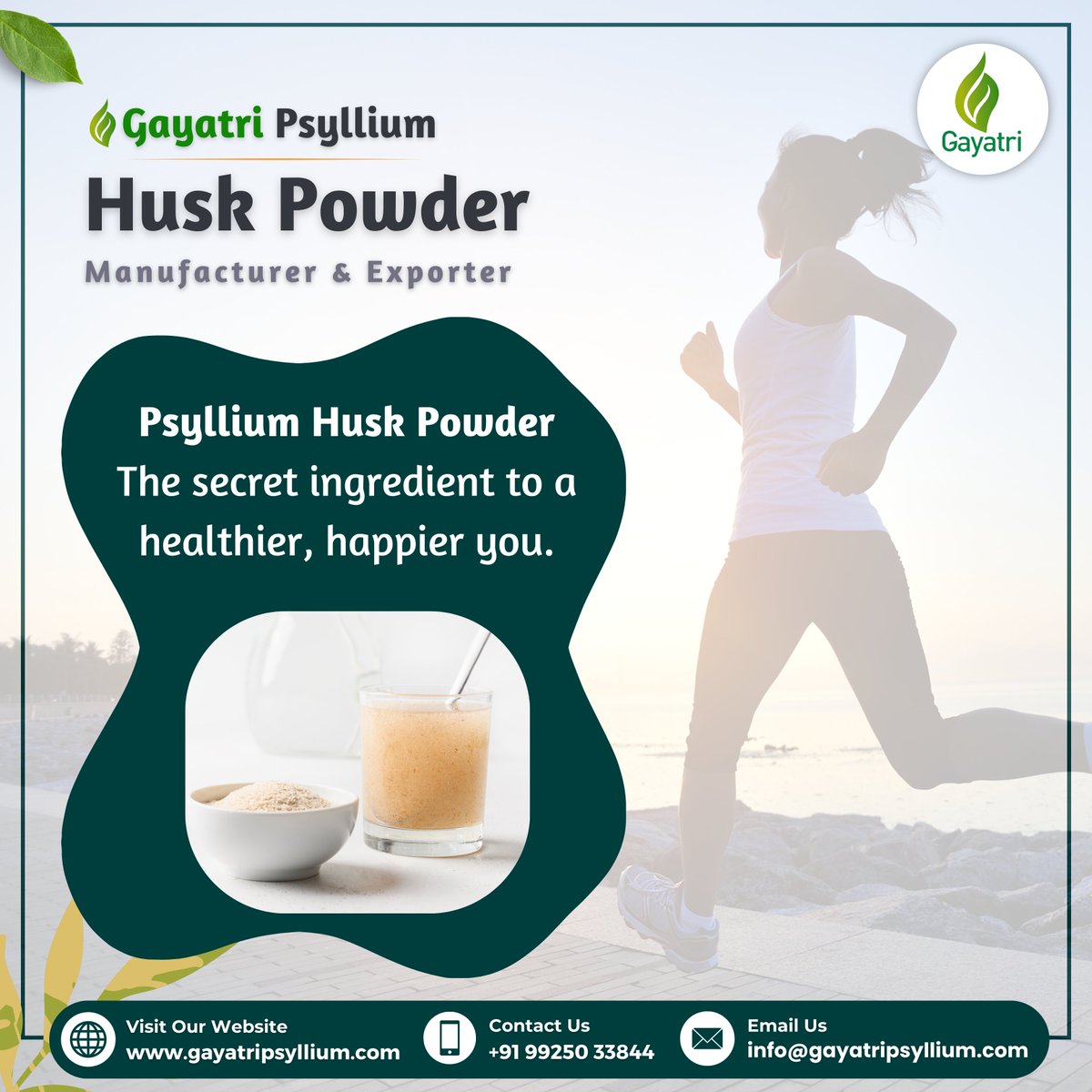 gayatripsyllium's tweet photo. 🌱 Supercharge Your #Health with #Psyllium #HuskPowder! Mix it in your drinks, smoothies or meals & feel the difference!
🔗 https://t.co/HUlpagOyh1
📞 +91-99250 33844 | +91-98250 33422
✉️ info@gayatripsyllium.com
#GayatriPsyllium #Psyllium #PsylliumProducts #PsylliumHusk #isabgo https://t.co/4gaAjIM0XB