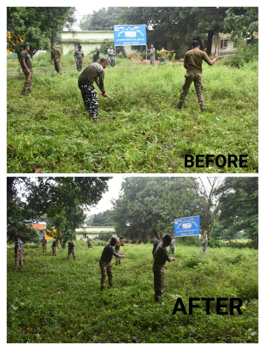 CRPF 62 BN (@62crpf) on Twitter photo 62BN CRPF Mass Cleanliness drive at Bhutahi mod, Ambikapur Chattisgarh under the agies of Special Campaign 4.0 #SpecialCampaign4
<a href="/crpfindia/">🇮🇳CRPF🇮🇳</a>
<a href="/HMOIndia/">गृहमंत्री कार्यालय, HMO India</a>
<a href="/PIBHomeAffairs/">Spokesperson, Ministry of Home Affairs</a>
<a href="/PMOIndia/">PMO India</a> 62BN CRPF Mass Cleanliness drive at Bhutahi mod, Ambikapur Chattisgarh under the agies of Special Campaign 4.0 #SpecialCampaign4
<a href="/crpfindia/">🇮🇳CRPF🇮🇳</a>
<a href="/HMOIndia/">गृहमंत्री कार्यालय, HMO India</a>
<a href="/PIBHomeAffairs/">Spokesperson, Ministry of Home Affairs</a>
<a href="/PMOIndia/">PMO India</a>