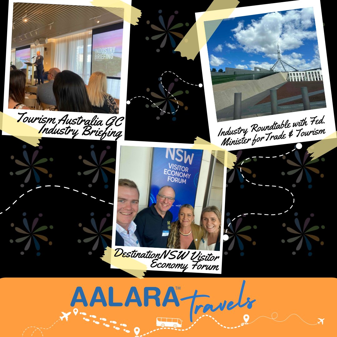 We’ve been busy representing our members and connecting with industry leaders...! 
Tourism Australia's Industry Briefing on the Gold Coast, 
Parliament House with Sen. Don Farrell MP, the Federal Trade &amp; Tourism Minister &amp; learning and mingling at DNSW's Visitor Economy Forum.