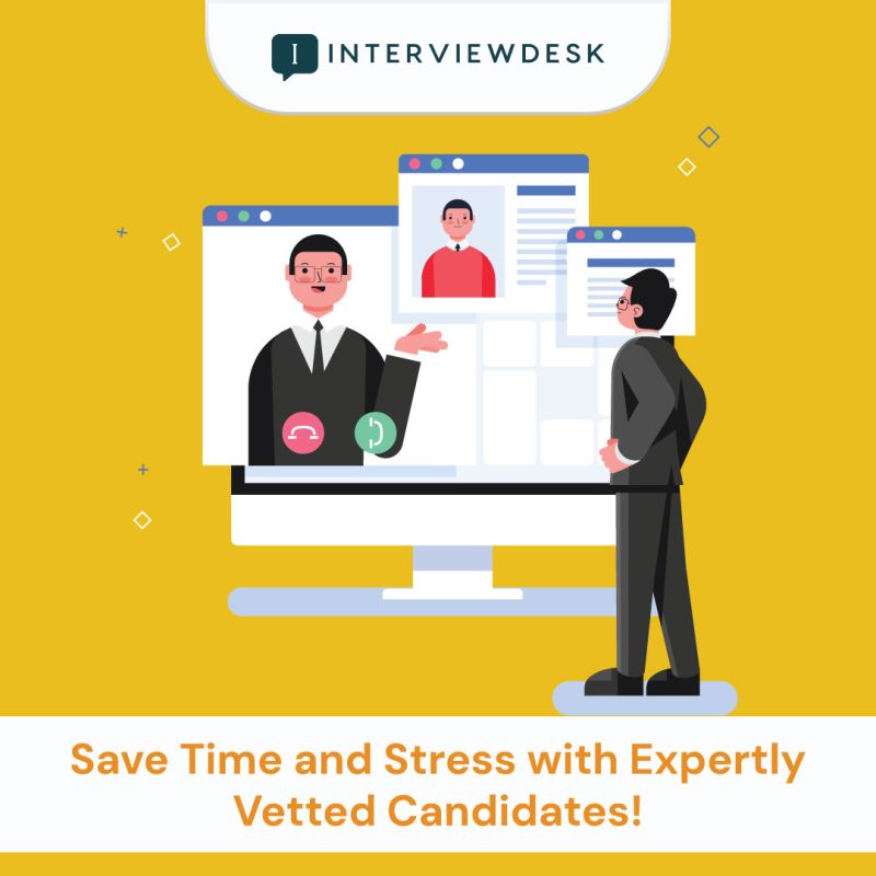 interview_desk's tweet image. Stop wasting time on endless interviews! ⏳ InterviewDesk’s Pre-Interviewed Candidates are assessed by FAANG &amp;amp; MAANG experts, saving you time and stress.

#Recruitment #InterviewDesk #PreInterviewedCandidates #ExpertPanels #EfficientHiring #TalentAcquisition #FAANG #MAANG