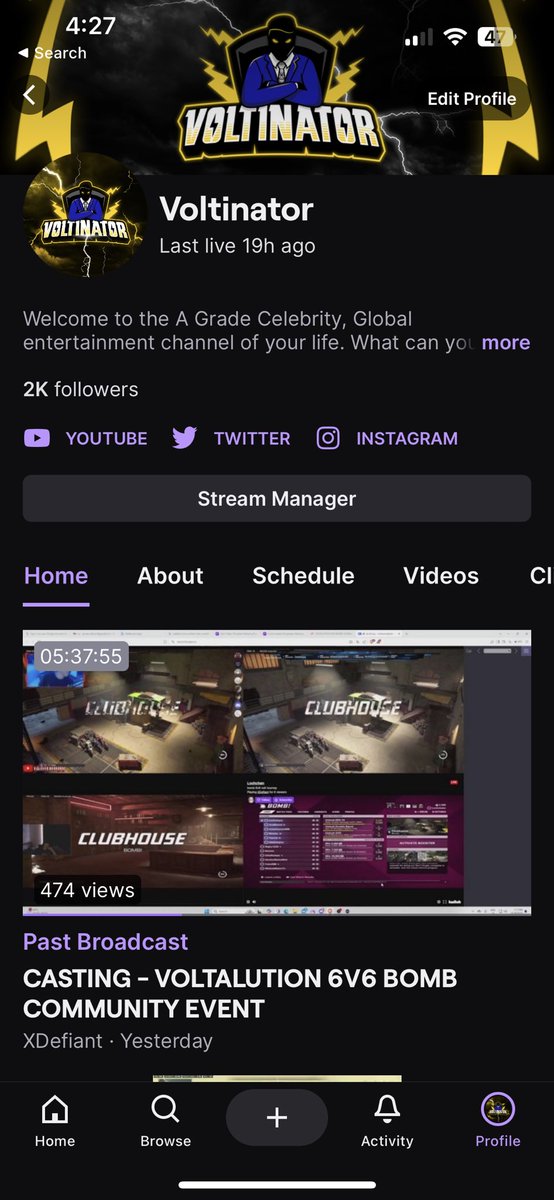 <a href="/PlayXDefiant/">XDefiant</a> Congrats to the winners of the Bomb Event if you want to make some content i have now enabled that anyone can view the archives of my past streams so feel free to make some clips of yourselves! Cheers