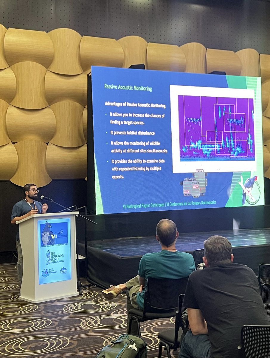 VargasMasis's tweet photo. I participated in the Neotropical Raptor Conference in Colombia presenting the paper “From Soundscape to Machine Learning to Understand the Acoustic Ecology of the Red-throated Caracara in Northern Costa Rica” https://t.co/PaAqNCb76G
