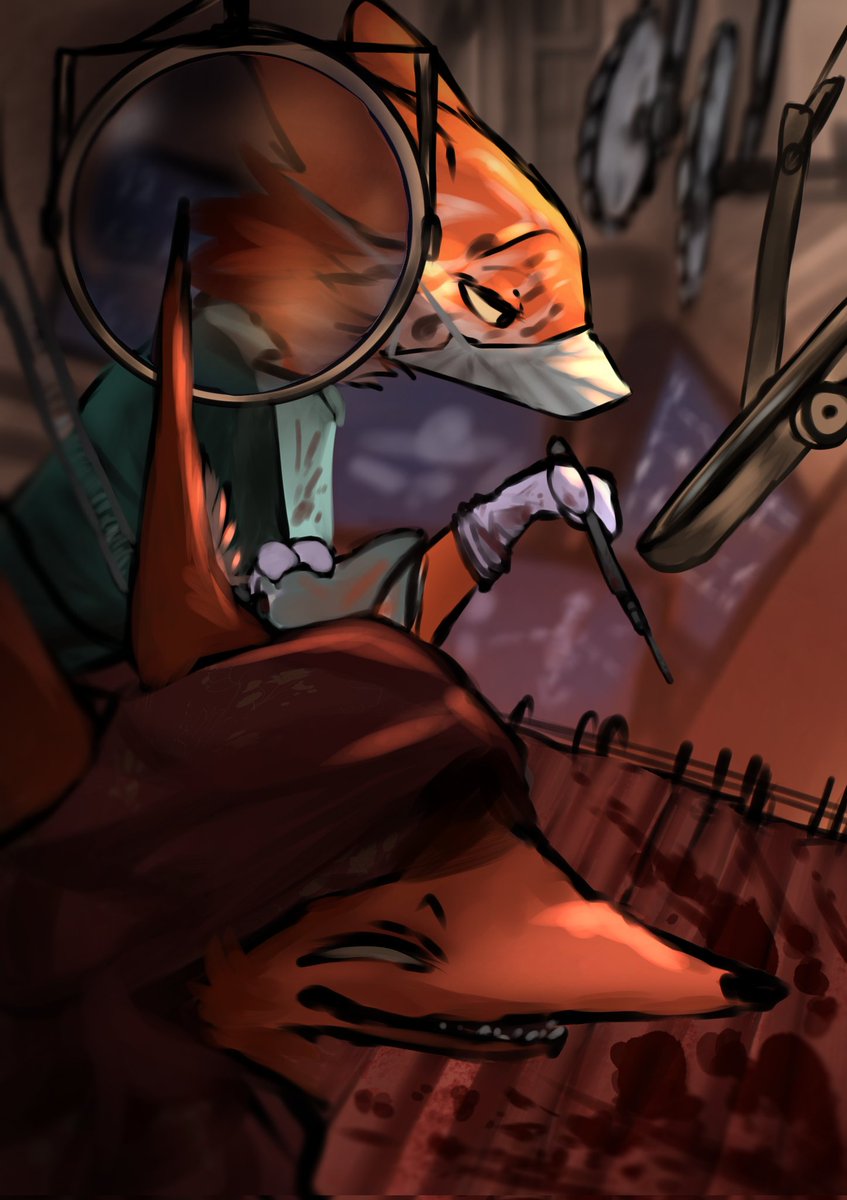 The surgeon and their Master (blood ⚠️)