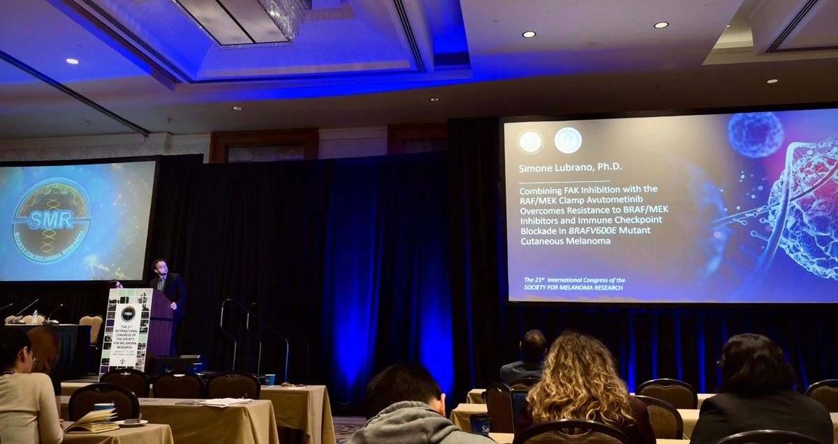 It’s been such an honor to present at the main session of the SMR <a href="/SocietyMelanoma/">Society For Melanoma Research</a> Conference in New Orleans 🇺🇸, to be recognized for one of the top oral trainee presentations, and to discuss our results with some of the world’s leading Melanoma Scientists. #Melanoma #Resistance
