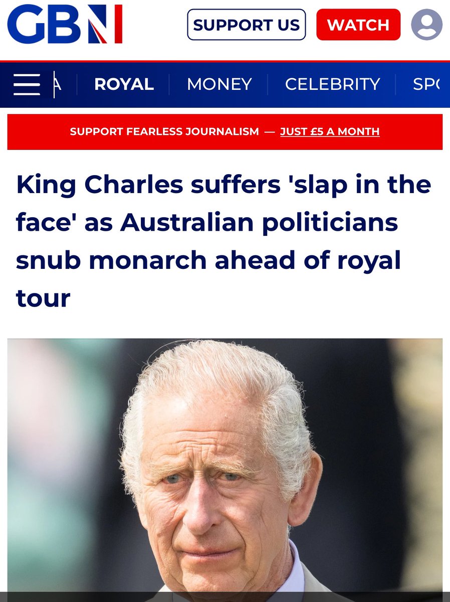 Not a slap in the face. 

Australians just aren’t interested anymore.

The vast majority of us want to move on. Monarchists who want Aussies to bend a knee and who are desperately holding onto the past are less than 8% of the country, today.

And many of us also want historical