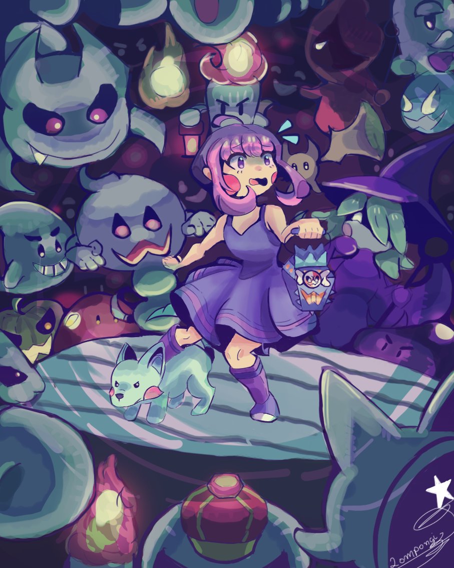 Lompongi_V's tweet photo. Candies N' Curses
@takoboystudios 
#fanart #gameart #game #candiesncurses #arcade #phantom #drawing #dibujo https://t.co/dL7NdlNENE