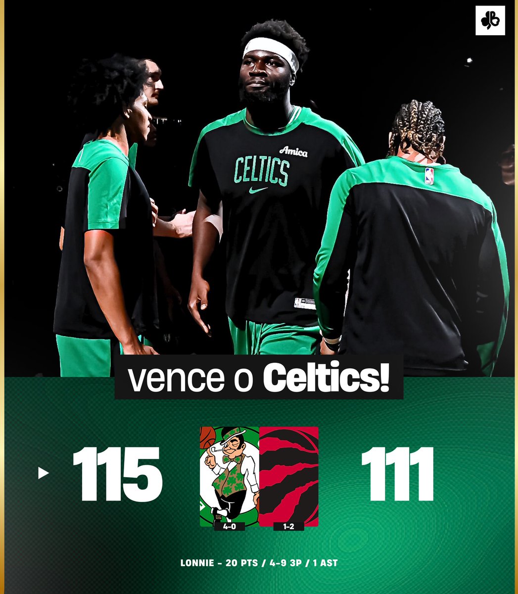 Celtics não sabe perder! ☘️