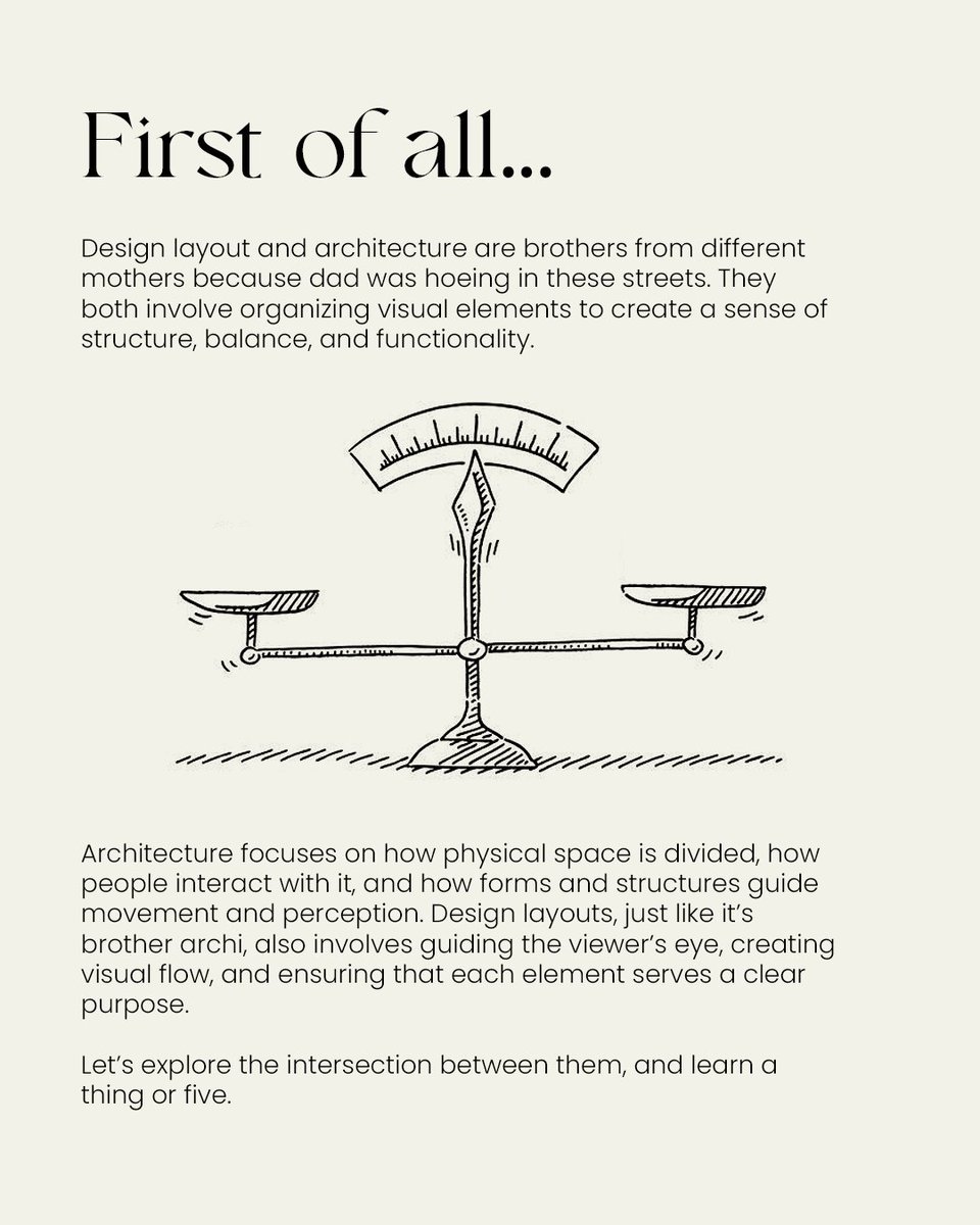 ChukwuAdaeze's tweet image. Do you see what I see?
You can thief small inspiration from the structure, balance, and flow in architecture to create design layouts that guide the eye, are unique and make plenty sense.
We are using flyers I designed for #MoonshotByTechCabal as a case study.
