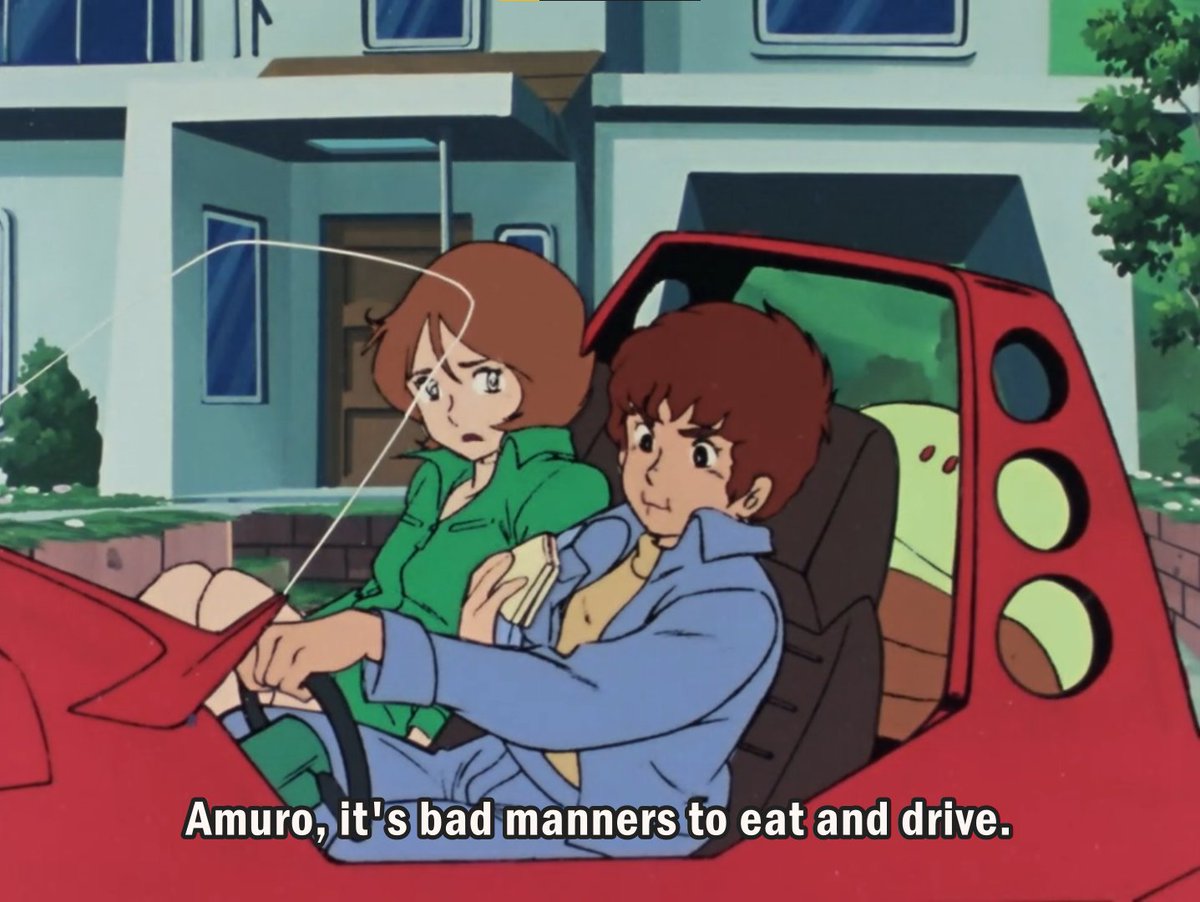 fray2free's tweet image. it always makes me laugh how huge and off model haro is in this shot