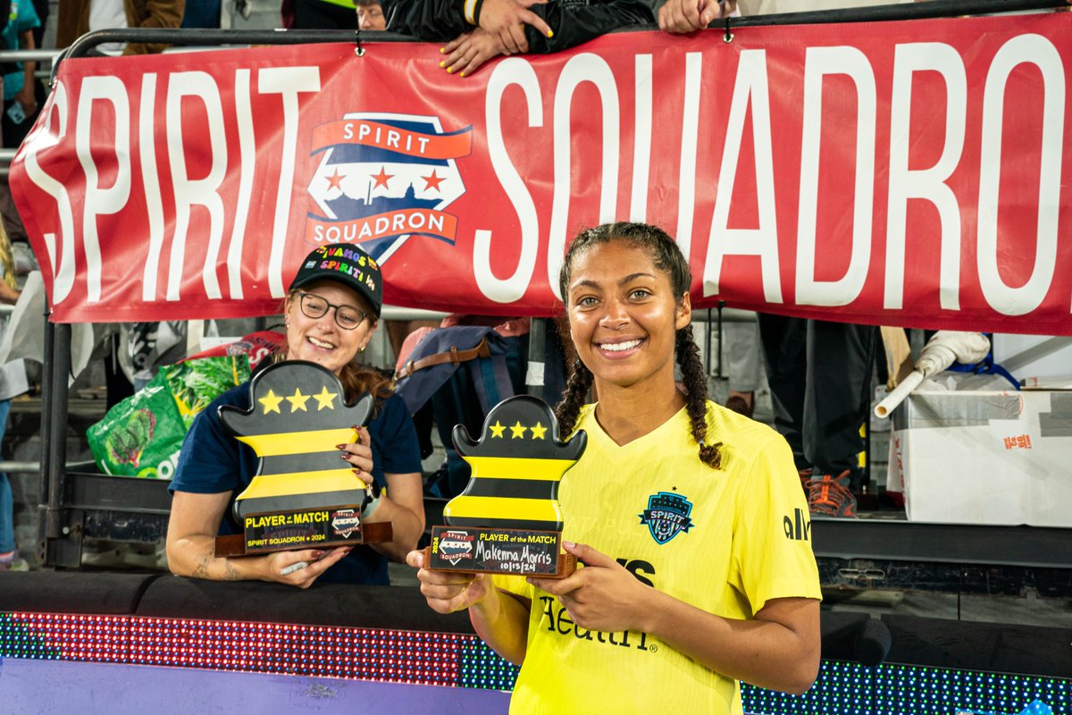 WashSpirit's tweet photo. Makenna is your @DCSCORES and @SpiritSquadron POTM 💛 https://t.co/C4lCp0qxJI