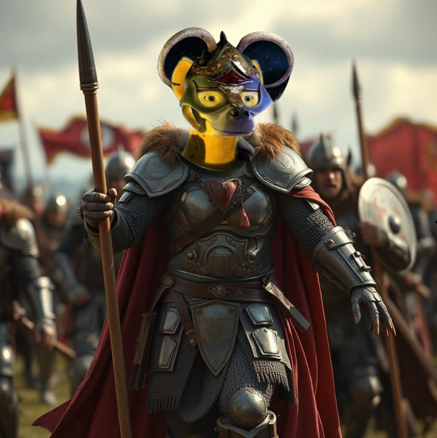 TheHyikings's tweet photo. "Leading the charge with courage and honor, the Hyikings Lord defends the realm. 🛡️⚔️ #HyikingsLord #EpicBattle #FantasyLegend

#Doge #ShibaInu #Pepe #Floki #BabyDoge #DogelonMars #Safemoon #KishuInu #HogeFinance #AkitaInu #Pitbull #Samoyedcoin #CateCoin #FegToken #ElonDoge #ShibaPup #BuffDoge #TigerKing #DogeZilla #Doggy #EverGrow #SaitamaInu #Kishu #Bonfire #Woofy #RyoshiToken #SanshuInu #StarLink #ShibX #Moonshot #MiniDoge"