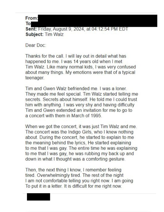 techmastr_will's tweet photo. Harry, Harry, Harry...
You really should be paying attention to #BreakingNews about your candidates. #TouchdownTimWalz #TouchdownTim #TouchdownTimmy
Full credit to @DocNetyoutube
Tim may not be available in November as a candidate.
He has been accused of s*xual a*sault by a min*r while he was a teacher. He lied about being fired.