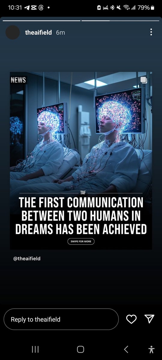 CyberpunkTTRPG's tweet image. Breakthrough from REMspace: First Ever Communication Between People in Dreams #DreamHacking #LucidDreaming #BrainToBrainInterface #ComputerInterface #NeuroTechnology #REMSpace #SmartTech