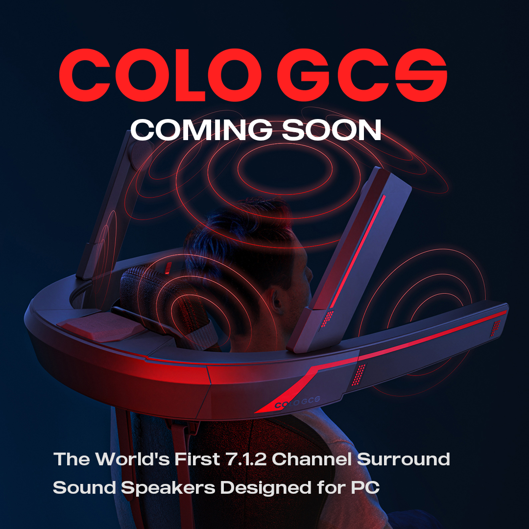COLO GCS: The world’s first 7.1.2 surround sound system designed for PC gamers. This revolutionary setup delivers a fully immersive audio experience like never before.

Launching October 29th on Indiegogo. Stay Tuned
indiegogo.com/projects/--294…