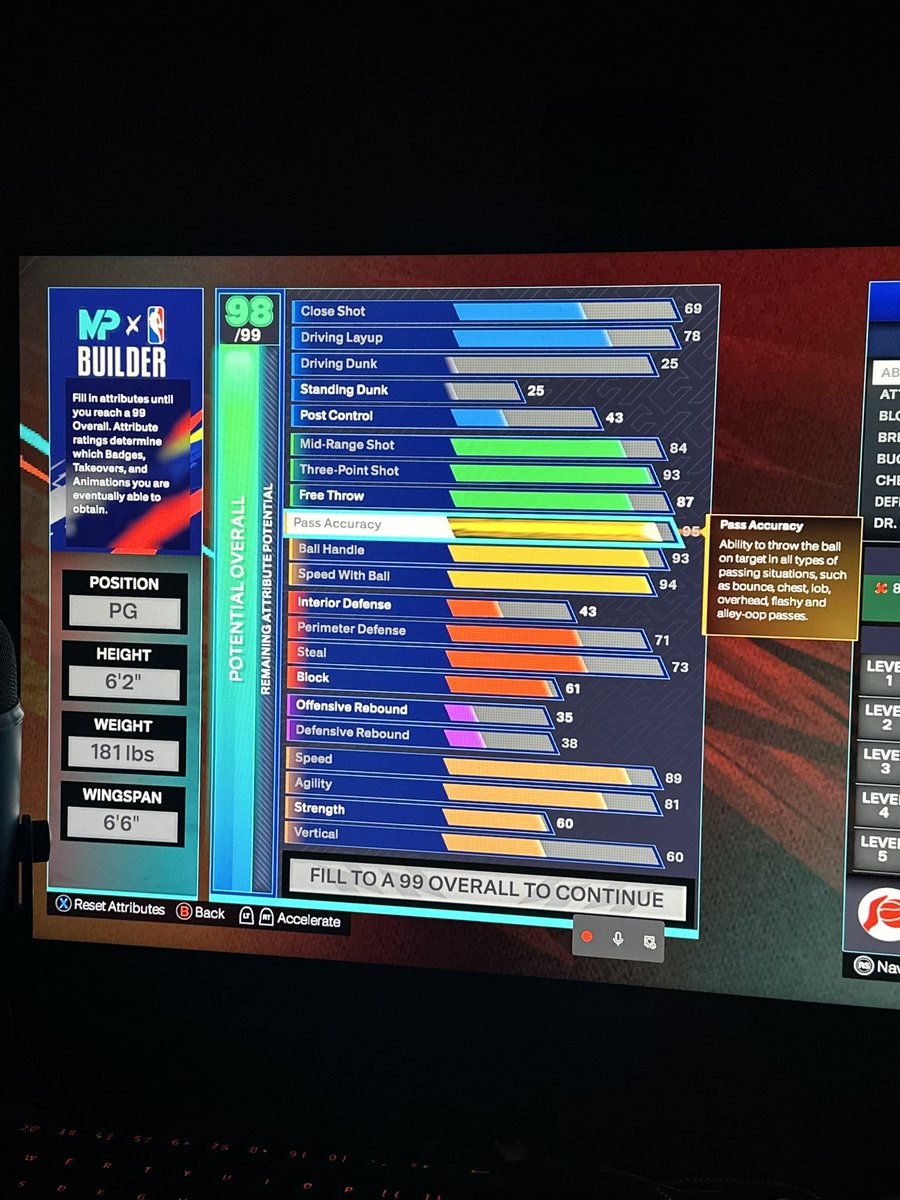 DylkuTV's tweet image. How we feeling i fw it heavy cuz I want high pass for the rec and pro am #2k25 #NBA2K25 @LakerFanYT #2kbuild