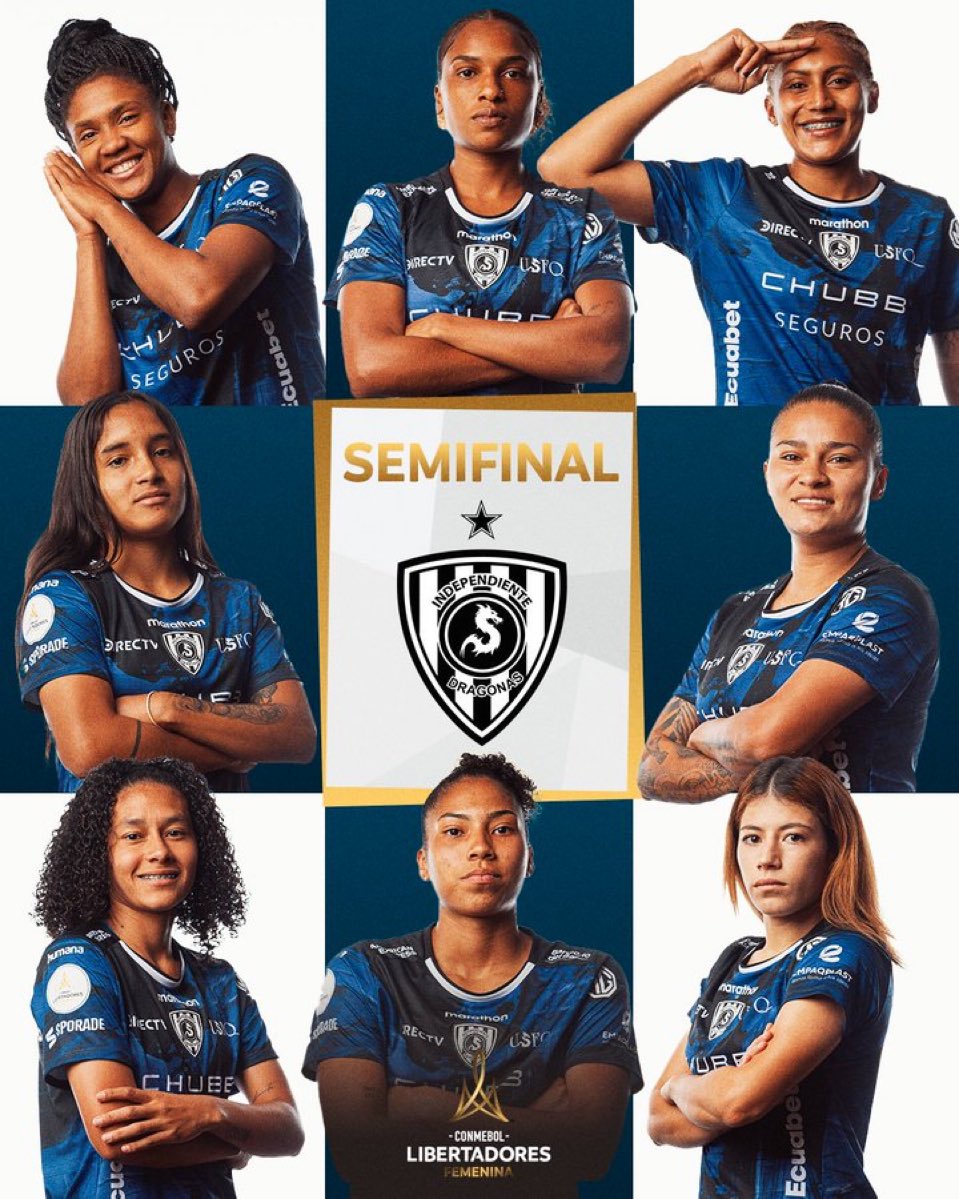 S E M I F I N A L I S T A S   

Dragonas goleó 3-0 a Depritivo Cali y está entre los mejores cuatros equipos de la Conmebol Libertadores Femenina.

⚽ Nayely Bolaños fue la autora de los tres goles para las ecuatorianas.

#JuntasPorUnaPasión⚽️🏃🏽‍♀️