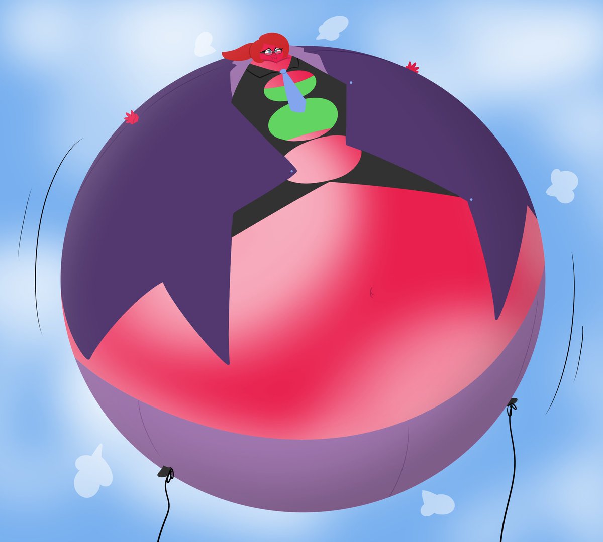 Cubed Off (@cubedoff96) on Twitter photo Did a version of <a href="/DunkeNewo/">Newo Dunkel</a> 's Maddison ballooned up too. Some funny gum given to her by her wife- Did a version of <a href="/DunkeNewo/">Newo Dunkel</a> 's Maddison ballooned up too. Some funny gum given to her by her wife-