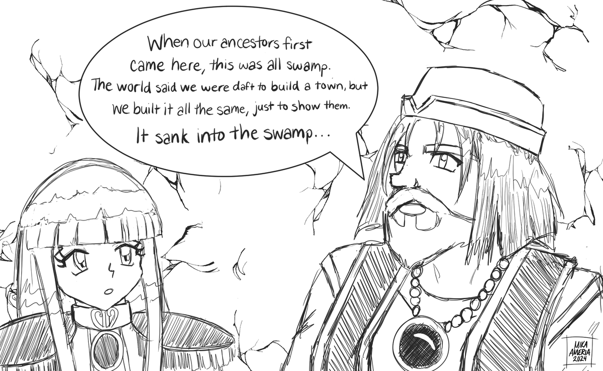 MikaAmeria's tweet photo. Slayers Artober Day 12 - Comedy
Sairaag's been through so much.
#slayers #slayersartober #slayersartober2024 #スレイヤーズ #sylphiel #sairaag https://t.co/bfFYxHKybh