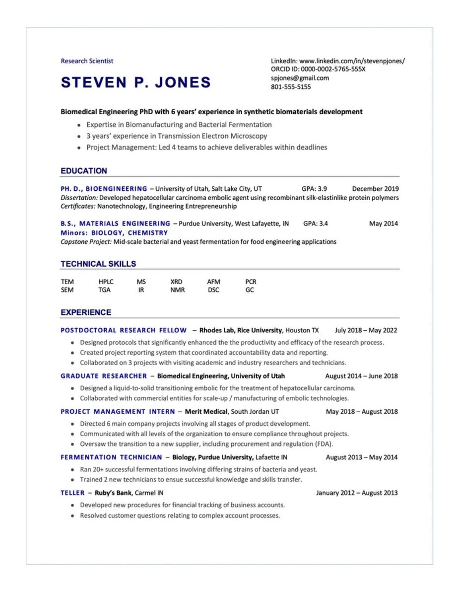 TempaHive's tweet image. Free Postdoctoral Industry Resume Template – Fully Customizable in Word

#resume #templates #freetemplates #jobs #freeresumetemplates #freeresumes #cv