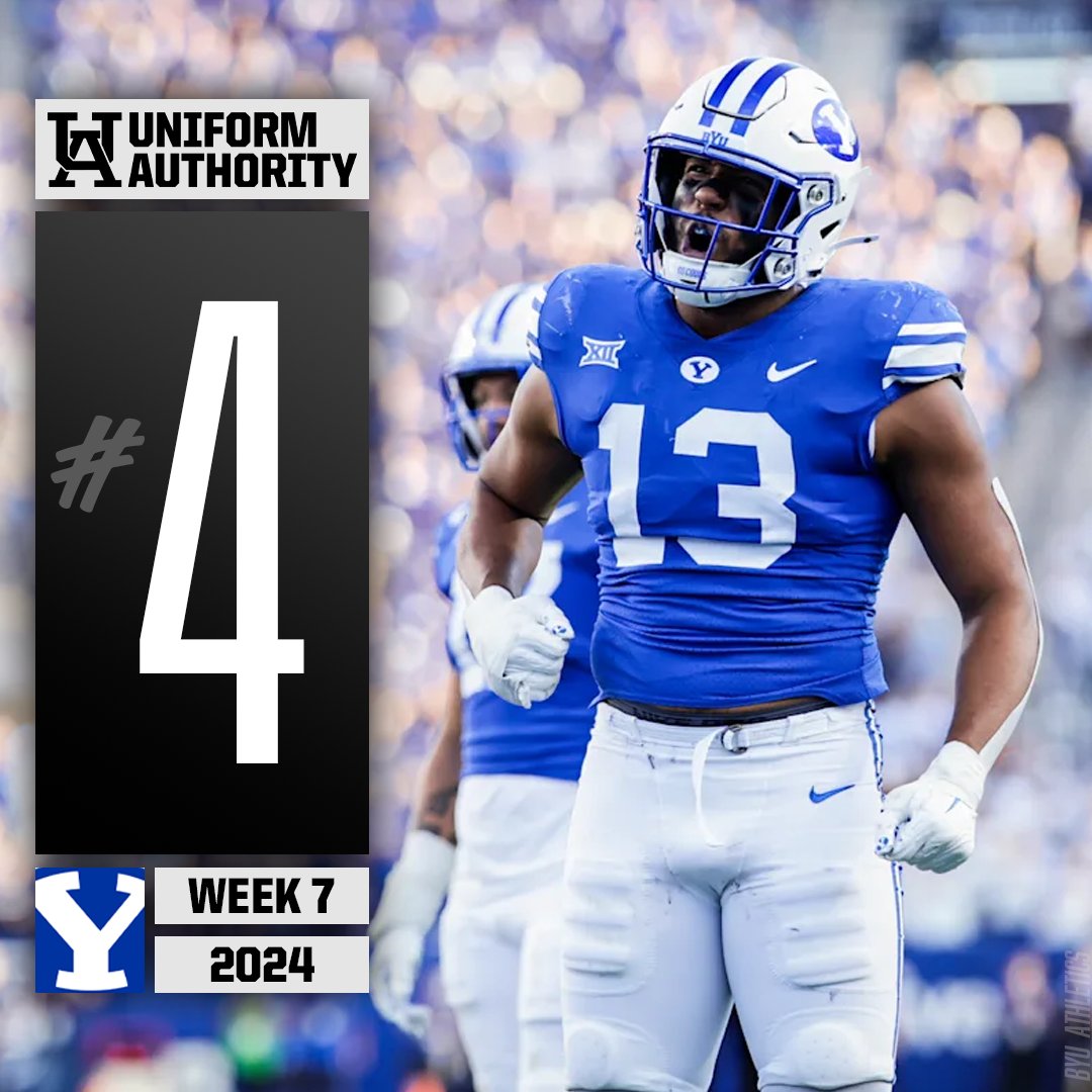 UniAuthority's tweet photo. #UniAuthority Week 7 Uniform of the Week:
4. @BYUfootball 

#UAWeek7 | @byuequipment https://t.co/4XqZOC5ZCR
