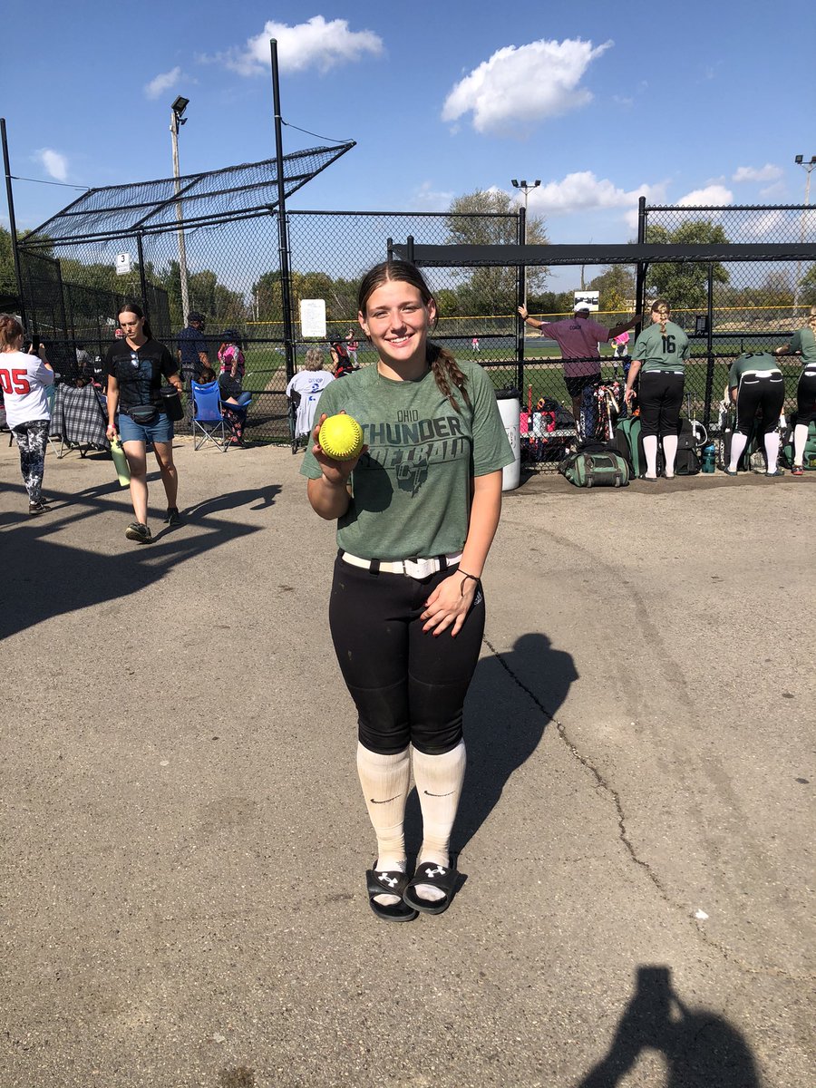Ohio Thunder 07 Green (@07ohiothunder) on Twitter photo 3-1 on the day, 43 hits, 36 runs, 12 doubles, 5 home runs and 34 RBI’s. Our hitting game was on fire! Pitchers doing their thing on the mound today! 89 batters faced with 29 strikeouts & only 6 walks! Onto <a href="/d1fastpitch1/">D1 Fastpitch</a> America’s Premier Fall Showcase at Berliner next weekend! 3-1 on the day, 43 hits, 36 runs, 12 doubles, 5 home runs and 34 RBI’s. Our hitting game was on fire! Pitchers doing their thing on the mound today! 89 batters faced with 29 strikeouts & only 6 walks! Onto <a href="/d1fastpitch1/">D1 Fastpitch</a> America’s Premier Fall Showcase at Berliner next weekend!
