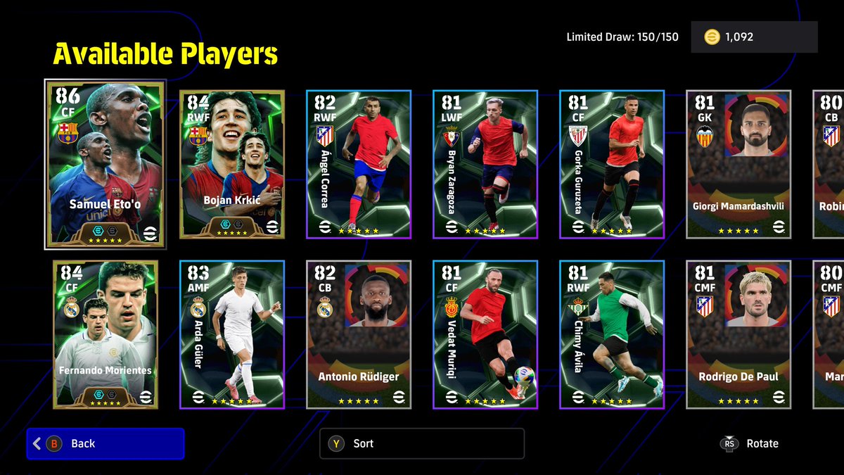 RluciferFo's tweet photo. Monday Update !!!
14/10/2024 #eFootball2025 #eFootball https://t.co/Ou35sGyvr9