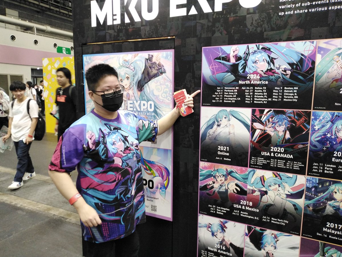 Moka and I finally made it to Magimirai 🙌🙌🙌