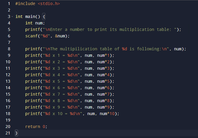suryansh_gandhi's tweet image. 🌟#Day1 of #CLearning Journey🚀
Started with basics:
Structure &amp;amp; Syntax
Variables &amp;amp; DataTypes
Operators
Specifiers
Escape sequences
Printed multiplication tables using #printf and then explored loops (for, while, do-while) to do the same💡
Excited to dive! #CLanguage #CodeNewbie
