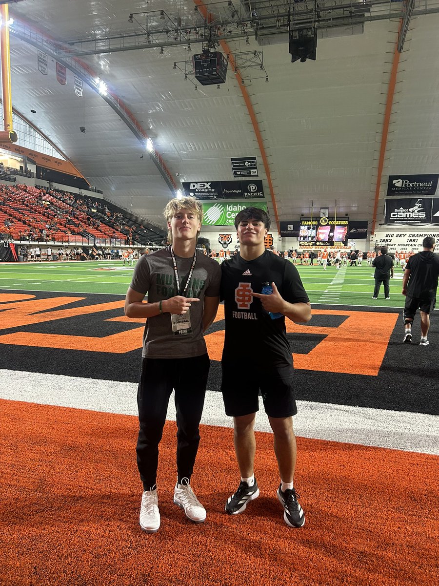 Chance Jones (@chancejones07) on Twitter photo It was awesome being back at Idaho State this weekend! Thanks for having me <a href="/ScottThiessen15/">Coach Scott Thiessen</a> <a href="/Rundatheball/">Josh Runda</a> <a href="/CodyHawkins/">Cody Hawkins</a> . Got to see my old Strong Safety too! ☯️
<a href="/clutchjames/">James Cluphf</a> <a href="/RAREAcademyID/">RARE Academy</a> <a href="/PrepRedzoneID/">Prep Redzone Idaho</a> <a href="/BrandonHuffman/">Brandon Huffman</a> It was awesome being back at Idaho State this weekend! Thanks for having me <a href="/ScottThiessen15/">Coach Scott Thiessen</a> <a href="/Rundatheball/">Josh Runda</a> <a href="/CodyHawkins/">Cody Hawkins</a> . Got to see my old Strong Safety too! ☯️
<a href="/clutchjames/">James Cluphf</a> <a href="/RAREAcademyID/">RARE Academy</a> <a href="/PrepRedzoneID/">Prep Redzone Idaho</a> <a href="/BrandonHuffman/">Brandon Huffman</a>