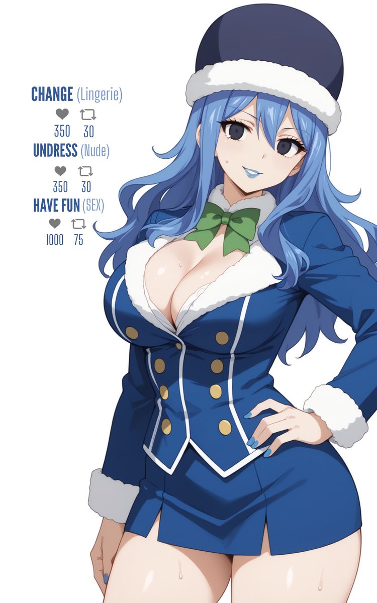 WaifuInvoker's tweet photo. Juvia Lockser | Un🅳ressing Challenge https://t.co/BD0RJQfwMu