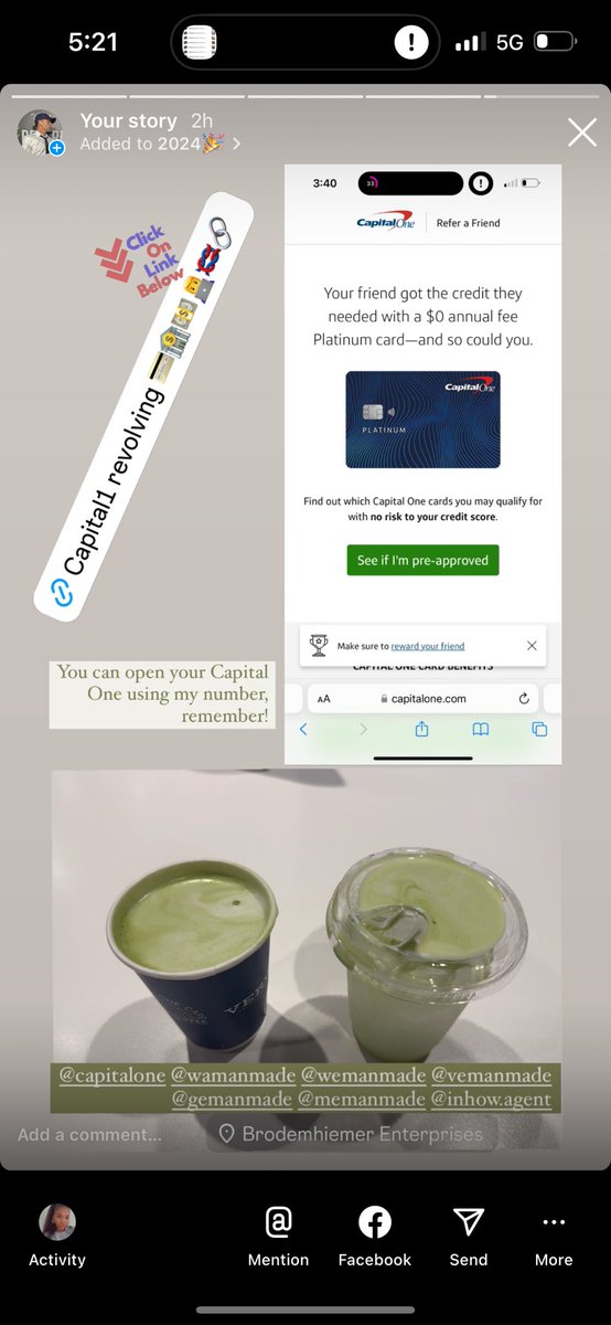 BeManMade's tweet image. You can open your Capital One using my number, remember! @CapitalOne 

capitalone.com/credit-cards/l…