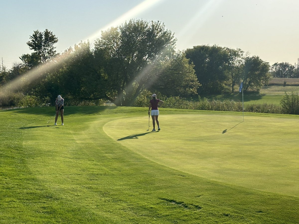 Regional golf practice round.